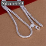 Collana argento 925 Sterling maglia serpente