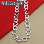 Collana argento 925 Sterling stile anni 70