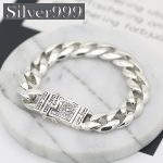 Bracciale per Uomo argento 925 Sterling stile Retrò